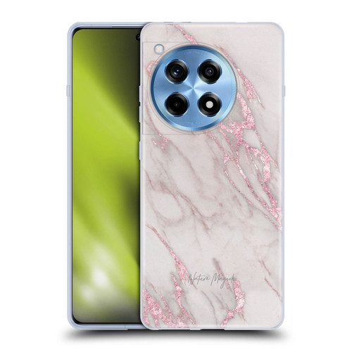 Nature Magick Marble Metallics Pink Soft Gel Case for OnePlus 12R