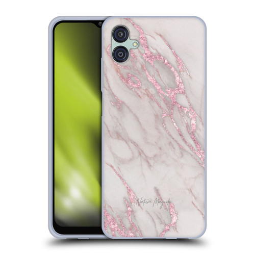 Nature Magick Marble Metallics Pink Soft Gel Case for Samsung Galaxy M04 5G / A04e