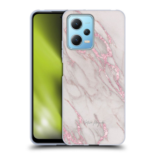 Nature Magick Marble Metallics Pink Soft Gel Case for Xiaomi Redmi Note 12 5G