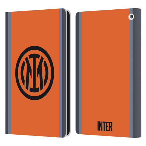 Fc Internazionale Milano 2023/24 Crest Kit Third Leather Book Wallet Case Cover For Amazon Fire HD 8/Fire HD 8 Plus 2020