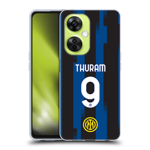 Fc Internazionale Milano 2023/24 Players Home Kit Marcus Thuram Soft Gel Case for OnePlus Nord CE 3 Lite 5G