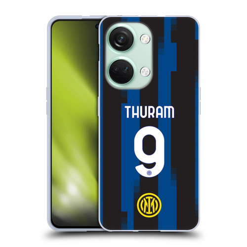 Fc Internazionale Milano 2023/24 Players Home Kit Marcus Thuram Soft Gel Case for OnePlus Nord 3 5G