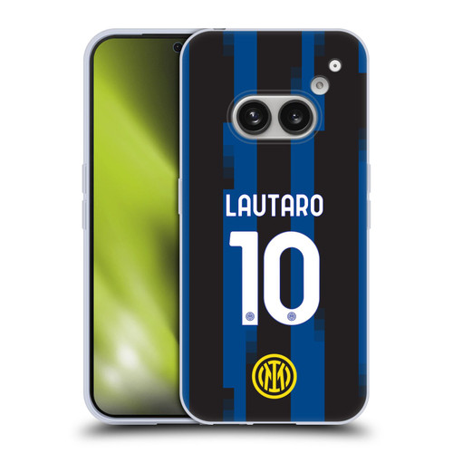 Fc Internazionale Milano 2023/24 Players Home Kit Lautaro Martínez Soft Gel Case for Nothing Phone (2a)