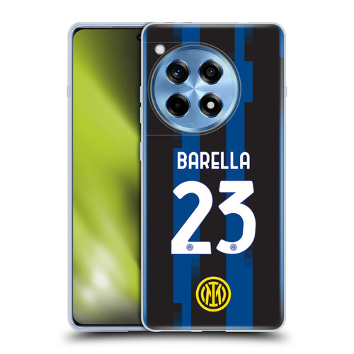 Fc Internazionale Milano 2023/24 Players Home Kit Nicolò Barella Soft Gel Case for OnePlus 12R