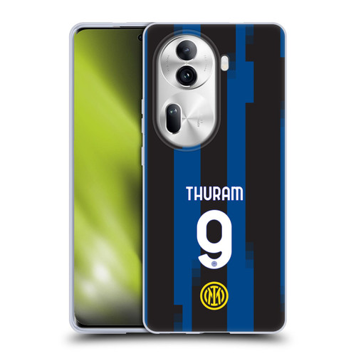 Fc Internazionale Milano 2023/24 Players Home Kit Marcus Thuram Soft Gel Case for OPPO Reno11 Pro