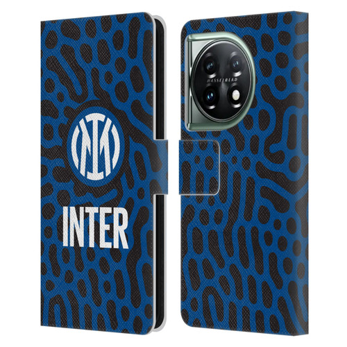 Fc Internazionale Milano Patterns Abstract 2 Leather Book Wallet Case Cover For OnePlus 11 5G
