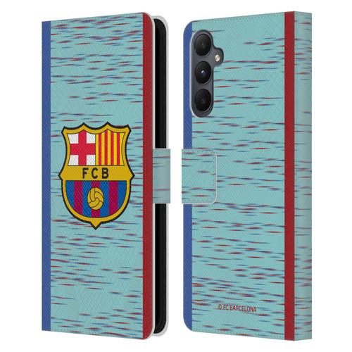 FC Barcelona 2023/24 Crest Kit Third Leather Book Wallet Case Cover For Samsung Galaxy A05s