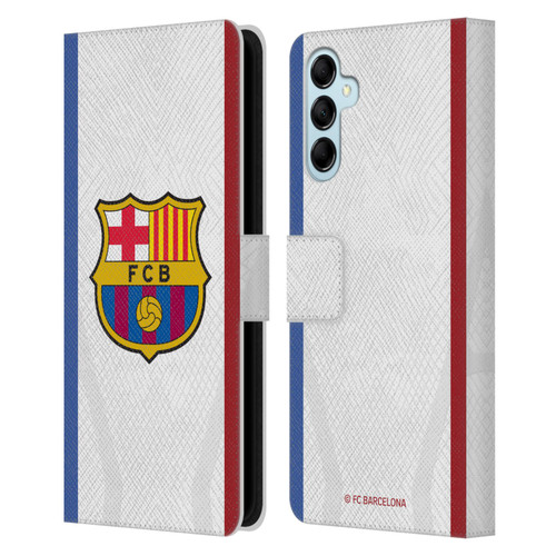 FC Barcelona 2023/24 Crest Kit Away Leather Book Wallet Case Cover For Samsung Galaxy M14 5G