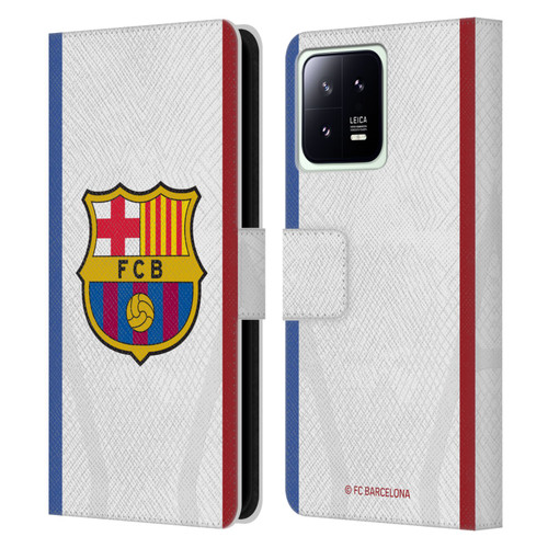 FC Barcelona 2023/24 Crest Kit Away Leather Book Wallet Case Cover For Xiaomi 13 5G