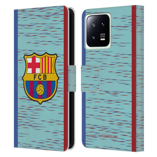FC Barcelona 2023/24 Crest Kit Third Leather Book Wallet Case Cover For Xiaomi 13 5G