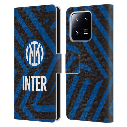 Fc Internazionale Milano Patterns Abstract 1 Leather Book Wallet Case Cover For Xiaomi 13 Pro 5G