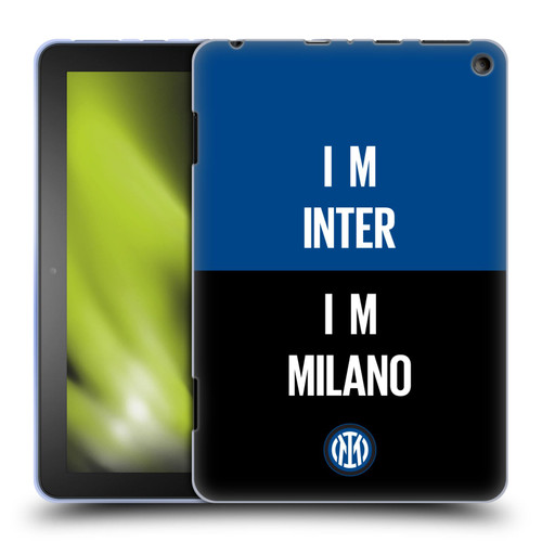 Fc Internazionale Milano Logo Inter Milano Soft Gel Case for Amazon Fire HD 8/Fire HD 8 Plus 2020