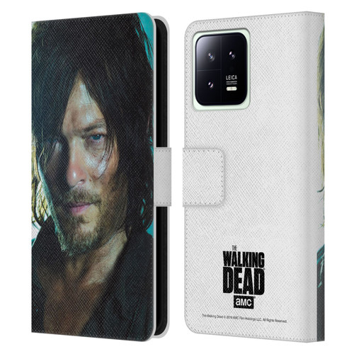 AMC The Walking Dead Characters Daryl Leather Book Wallet Case Cover For Xiaomi 13 5G