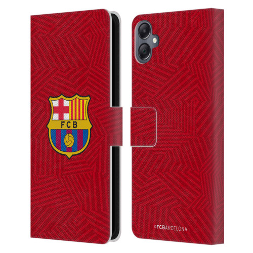 FC Barcelona Crest Red Leather Book Wallet Case Cover For Samsung Galaxy A05