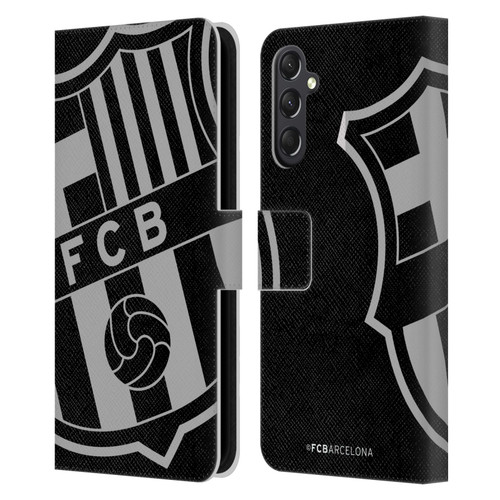 FC Barcelona Crest Oversized Leather Book Wallet Case Cover For Samsung Galaxy A24 4G / M34 5G