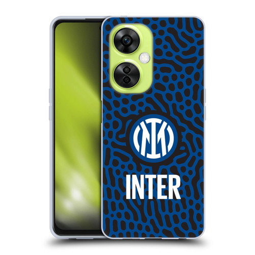 Fc Internazionale Milano Patterns Abstract 2 Soft Gel Case for OnePlus Nord CE 3 Lite 5G