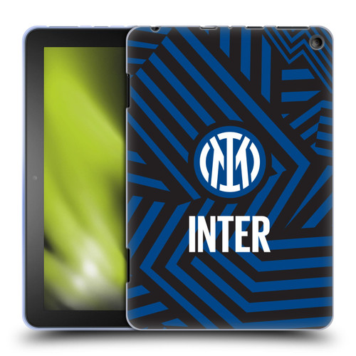 Fc Internazionale Milano Patterns Abstract 1 Soft Gel Case for Amazon Fire HD 8/Fire HD 8 Plus 2020
