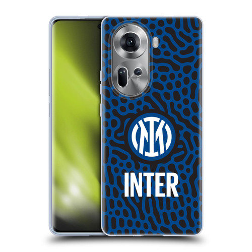 Fc Internazionale Milano Patterns Abstract 2 Soft Gel Case for OPPO Reno11