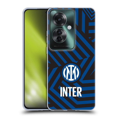 Fc Internazionale Milano Patterns Abstract 1 Soft Gel Case for OPPO Reno11 F 5G / F25 Pro 5G