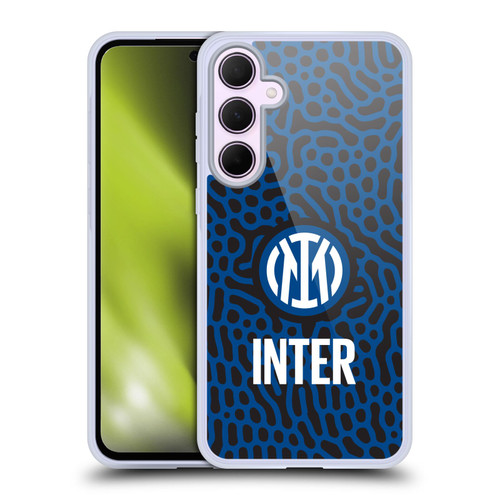Fc Internazionale Milano Patterns Abstract 2 Soft Gel Case for Samsung Galaxy A35 5G