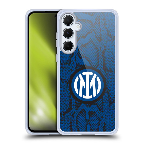 Fc Internazionale Milano Patterns Snake Soft Gel Case for Samsung Galaxy A55 5G