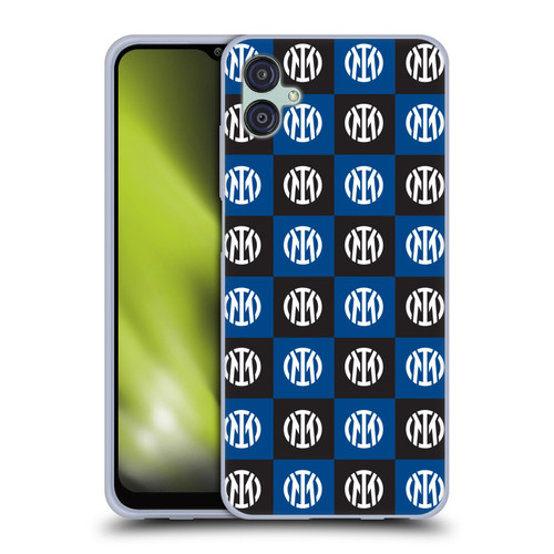 Fc Internazionale Milano Patterns Crest Soft Gel Case for Samsung Galaxy M04 5G / A04e