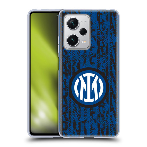 Fc Internazionale Milano Patterns Snake Wordmark Soft Gel Case for Xiaomi Redmi Note 12 Pro+ 5G