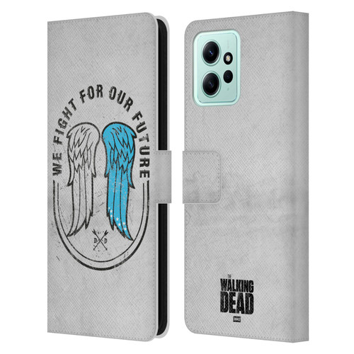 AMC The Walking Dead Daryl Dixon Iconic Wings Leather Book Wallet Case Cover For Xiaomi Redmi 12