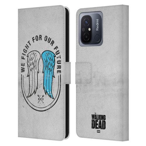 AMC The Walking Dead Daryl Dixon Iconic Wings Leather Book Wallet Case Cover For Xiaomi Redmi 12C