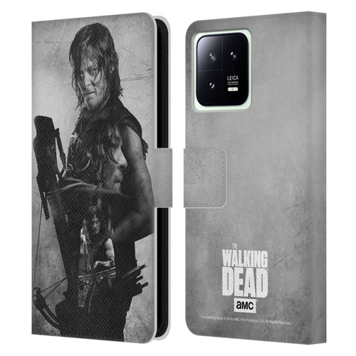 AMC The Walking Dead Double Exposure Daryl Leather Book Wallet Case Cover For Xiaomi 13 5G