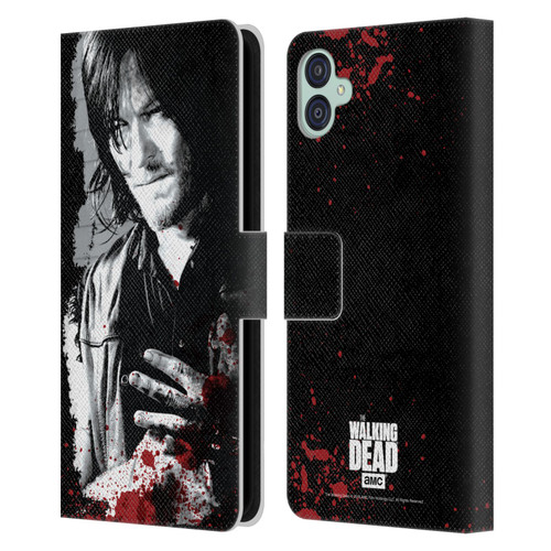 AMC The Walking Dead Gore Wounded Hand Leather Book Wallet Case Cover For Samsung Galaxy M04 5G / A04e