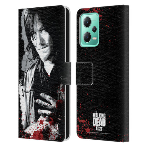 AMC The Walking Dead Gore Wounded Hand Leather Book Wallet Case Cover For Xiaomi Redmi Note 12 5G