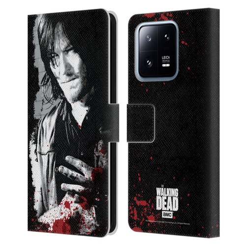 AMC The Walking Dead Gore Wounded Hand Leather Book Wallet Case Cover For Xiaomi 13 Pro 5G