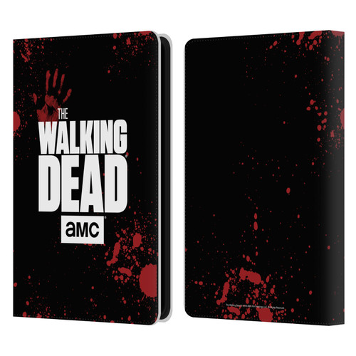 AMC The Walking Dead Logo Black Leather Book Wallet Case Cover For Amazon Kindle Paperwhite 5 (2021)