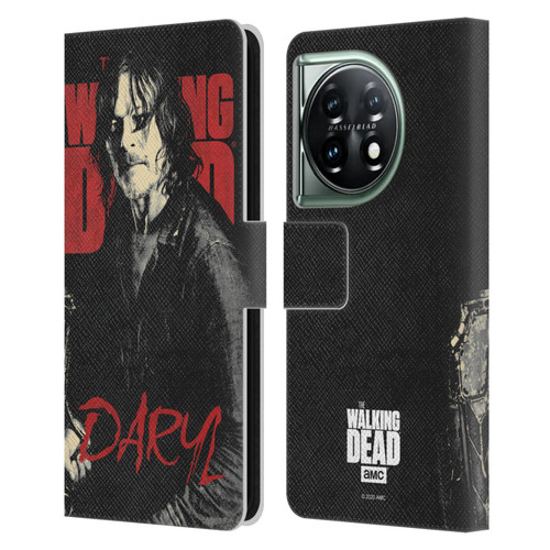 AMC The Walking Dead Season 10 Character Portraits Daryl Leather Book Wallet Case Cover For OnePlus 11 5G