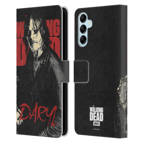 AMC The Walking Dead Season 10 Character Portraits Daryl Leather Book Wallet Case Cover For Samsung Galaxy M14 5G