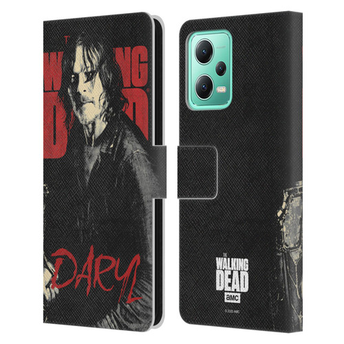 AMC The Walking Dead Season 10 Character Portraits Daryl Leather Book Wallet Case Cover For Xiaomi Redmi Note 12 5G