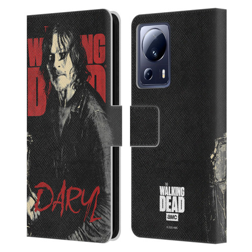 AMC The Walking Dead Season 10 Character Portraits Daryl Leather Book Wallet Case Cover For Xiaomi 13 Lite 5G