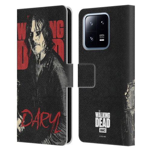 AMC The Walking Dead Season 10 Character Portraits Daryl Leather Book Wallet Case Cover For Xiaomi 13 Pro 5G