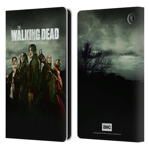 AMC The Walking Dead Season 11 Key Art Poster Leather Book Wallet Case Cover For Amazon Fire 7 2022