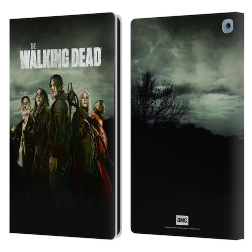 AMC The Walking Dead Season 11 Key Art Poster Leather Book Wallet Case Cover For Amazon Fire HD 10 / Plus 2021