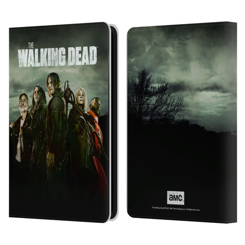 AMC The Walking Dead Season 11 Key Art Poster Leather Book Wallet Case Cover For Amazon Kindle 11th Gen 6in 2022