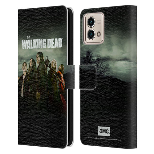 AMC The Walking Dead Season 11 Key Art Poster Leather Book Wallet Case Cover For Motorola Moto G Stylus 5G 2023