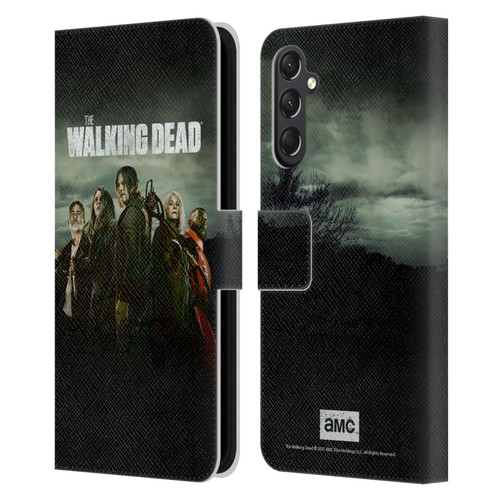 AMC The Walking Dead Season 11 Key Art Poster Leather Book Wallet Case Cover For Samsung Galaxy A24 4G / M34 5G