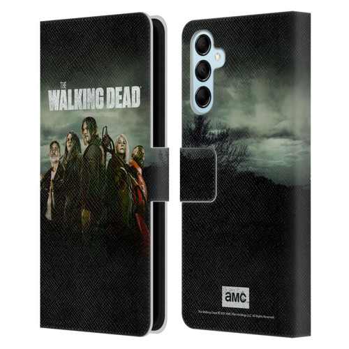 AMC The Walking Dead Season 11 Key Art Poster Leather Book Wallet Case Cover For Samsung Galaxy M14 5G