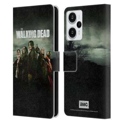 AMC The Walking Dead Season 11 Key Art Poster Leather Book Wallet Case Cover For Xiaomi Redmi Note 12T