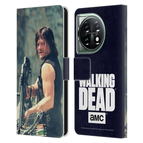 AMC The Walking Dead Daryl Dixon Archer Leather Book Wallet Case Cover For OnePlus 11 5G