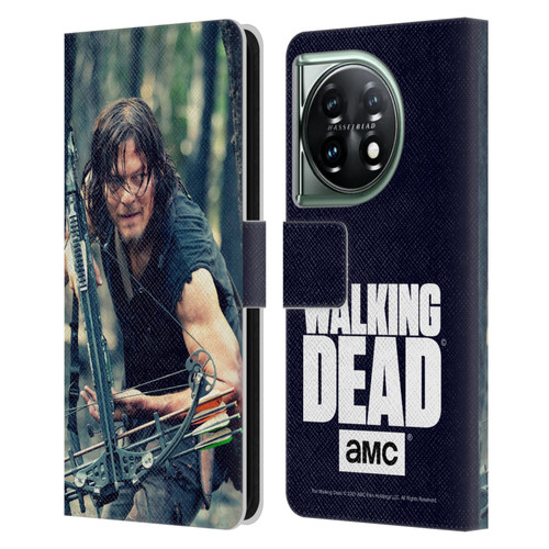 AMC The Walking Dead Daryl Dixon Lurk Leather Book Wallet Case Cover For OnePlus 11 5G