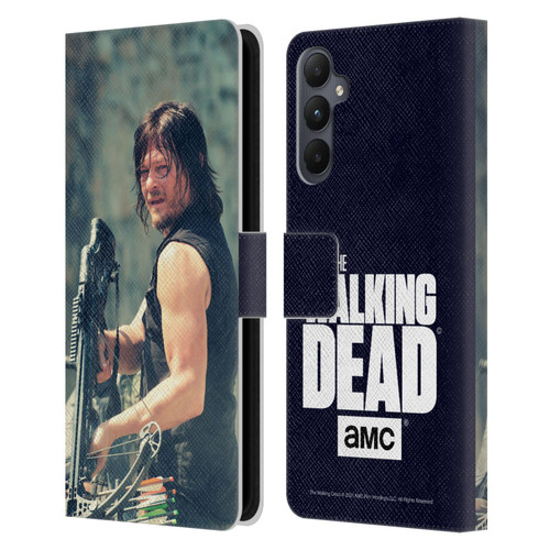 AMC The Walking Dead Daryl Dixon Archer Leather Book Wallet Case Cover For Samsung Galaxy A05s