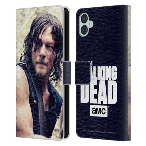 AMC The Walking Dead Daryl Dixon Half Body Leather Book Wallet Case Cover For Samsung Galaxy M04 5G / A04e